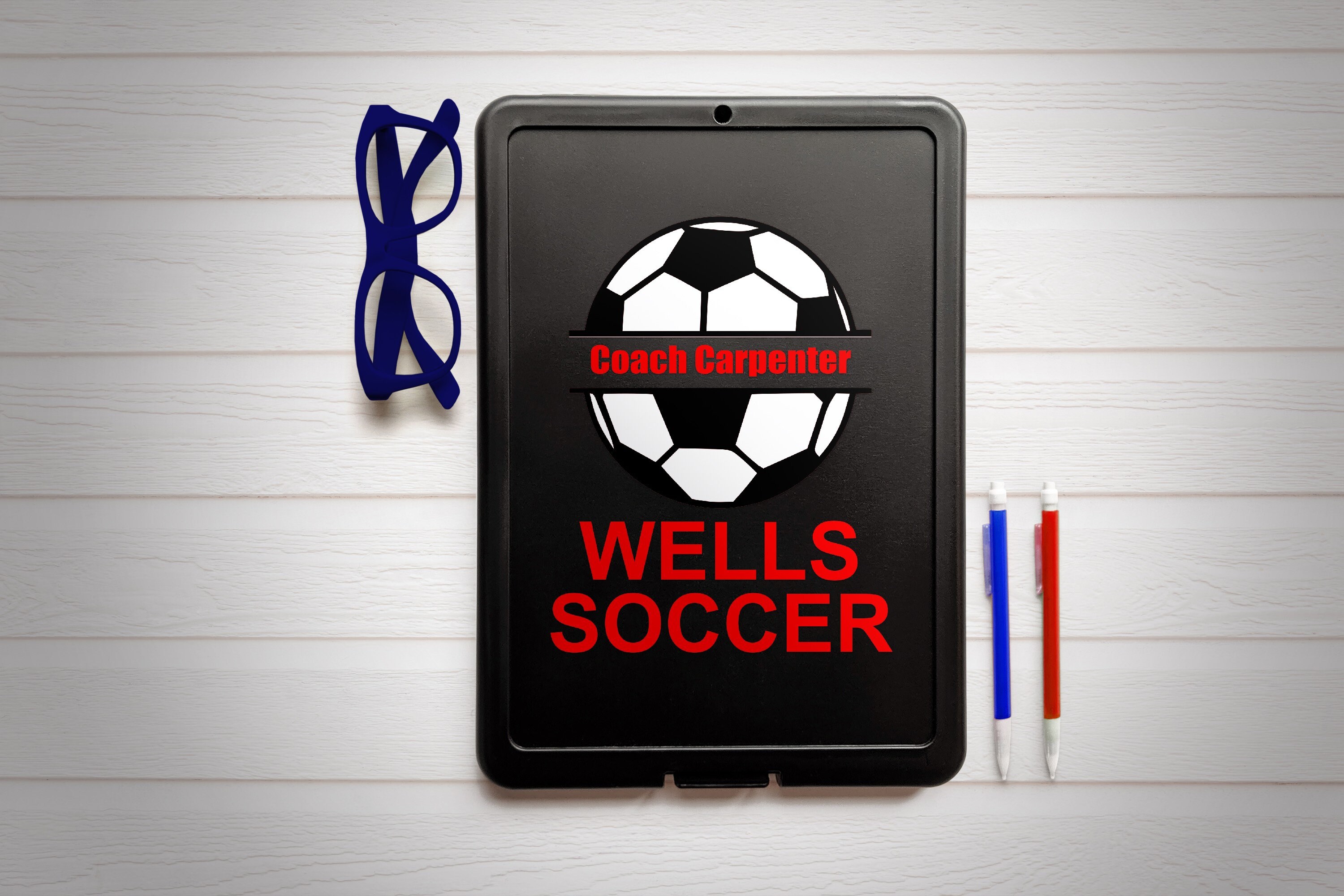Soccer Coach Gift Personalized Soccer Clipboard With Name Etsy