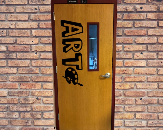 Art decal, Art Teacher decal, Art Classroom door Decal, back to school door decal for Art, Wall decor for Art class