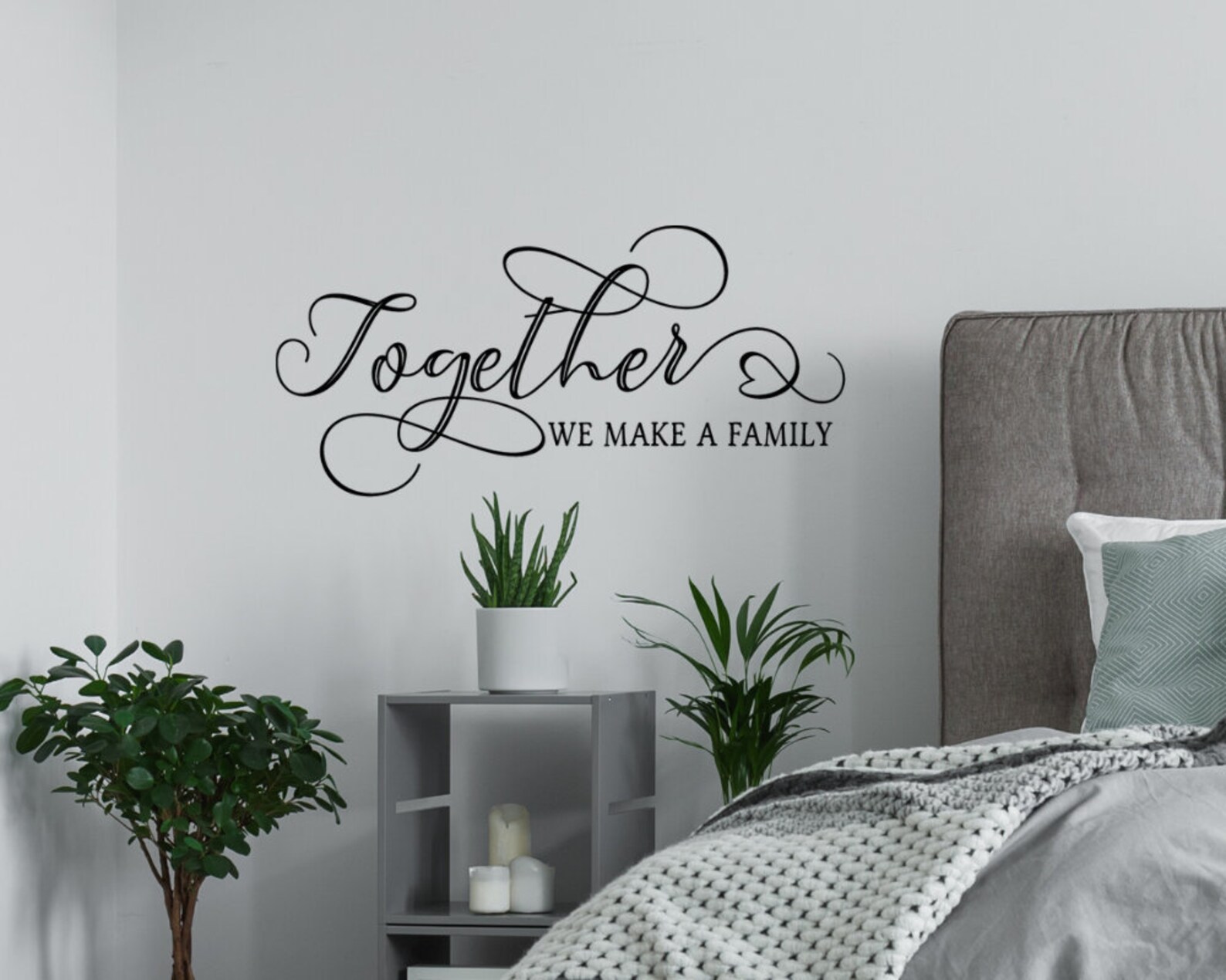 Together We Make a Family Wall Vinyl Decal Living Room Family - Etsy