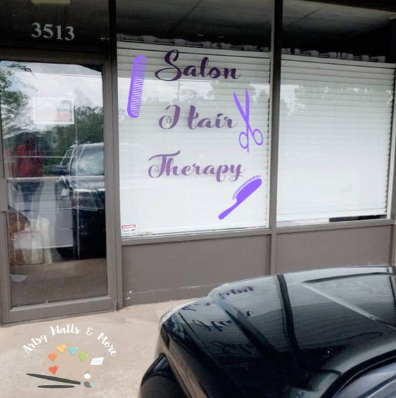 Salon Window or Wall Decal Hair Salon Custom Decal Create - Etsy Salon Window or Wall Decal Hair Salon Custom Decal Create - Etsy