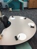 10' white dry erase circle decals, Reading table dry erase decals, teacher dry erase circles 