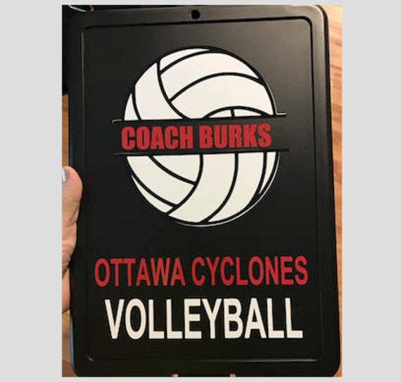 Volleyball Coach gift personalized volleyball Clipboard with Etsy