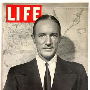 Vintage Life Magazine October 4, 1943- Sahara, WWII, Tony Biddle, US Army Decorations