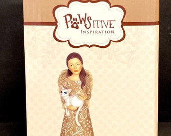 Pawsitive Inspiration Purrr-fect Angel Cat Kitten #8044 Angel Star NIB