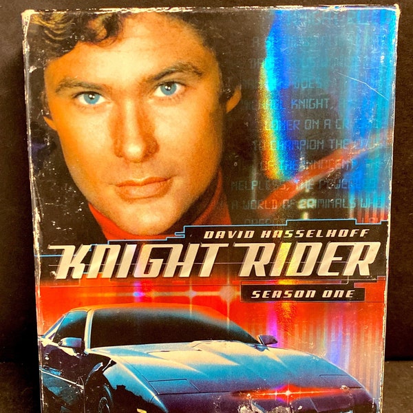 Collectible Dvd KNIGHT RIDER - Season 1 (DVD, 2004, 4-Disc Set - Nice!