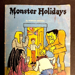 Vintage Halloween 1974 Monster Holidays By Norman Bridwell Paperback