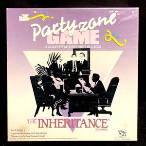 Vintage 1986 TSR Party Zone Game The Inheritance Complete!