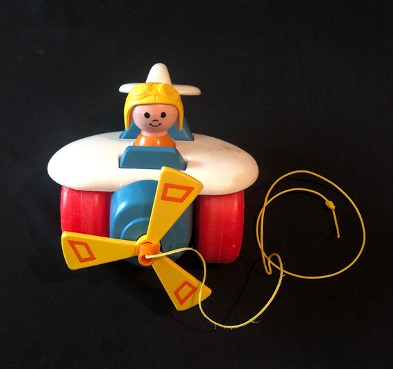 vintage little people airplane