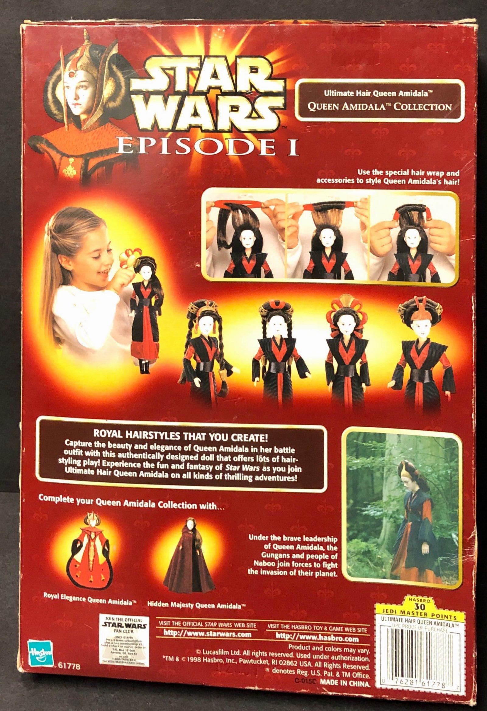 Vintage Hasbro Star Wars Episode 1 Queen Amidala (ultimate Vintage Hasbro Star Wars Episode 1 Queen Amidala (ultimate