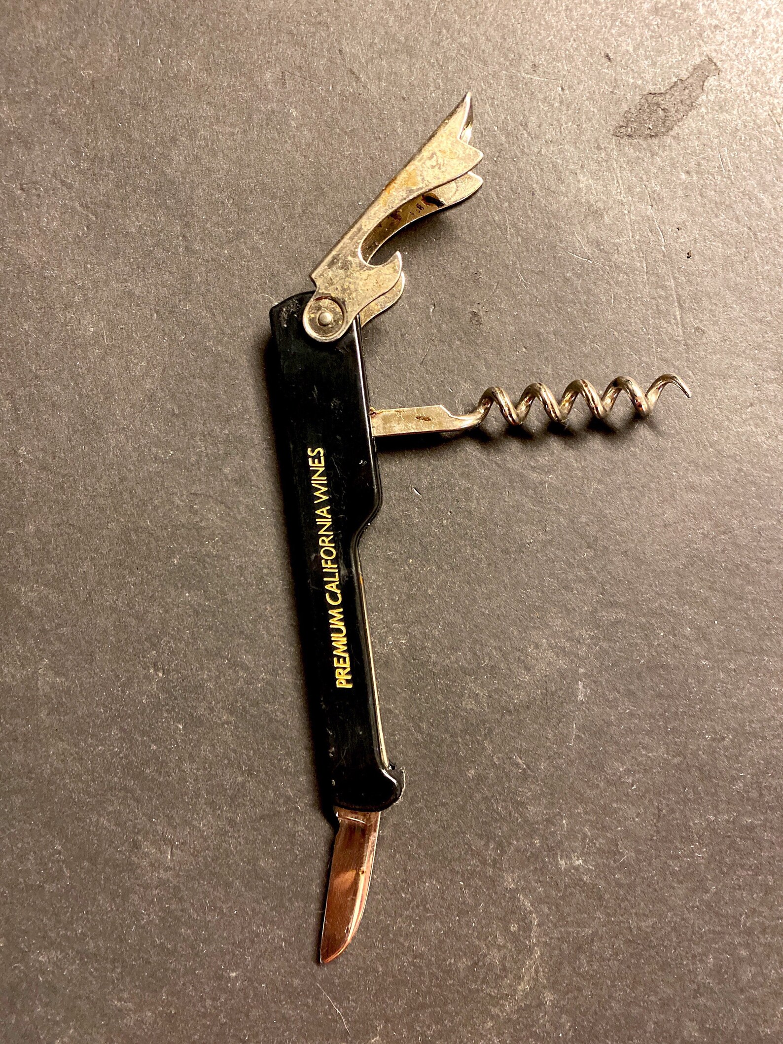 Vintage Folding Corkscrew & Knife Blade Franmara Italy Etsy