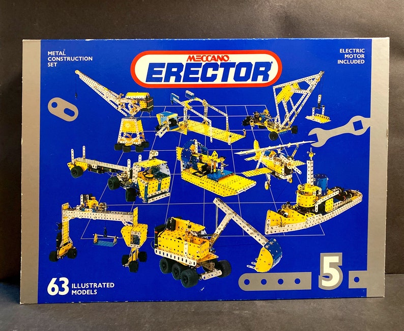 meccano metal construction set
