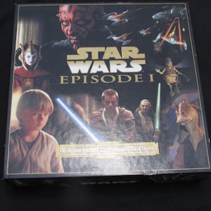 Vintage STAR WARS Episode 1 Customizable Card Game - Complete