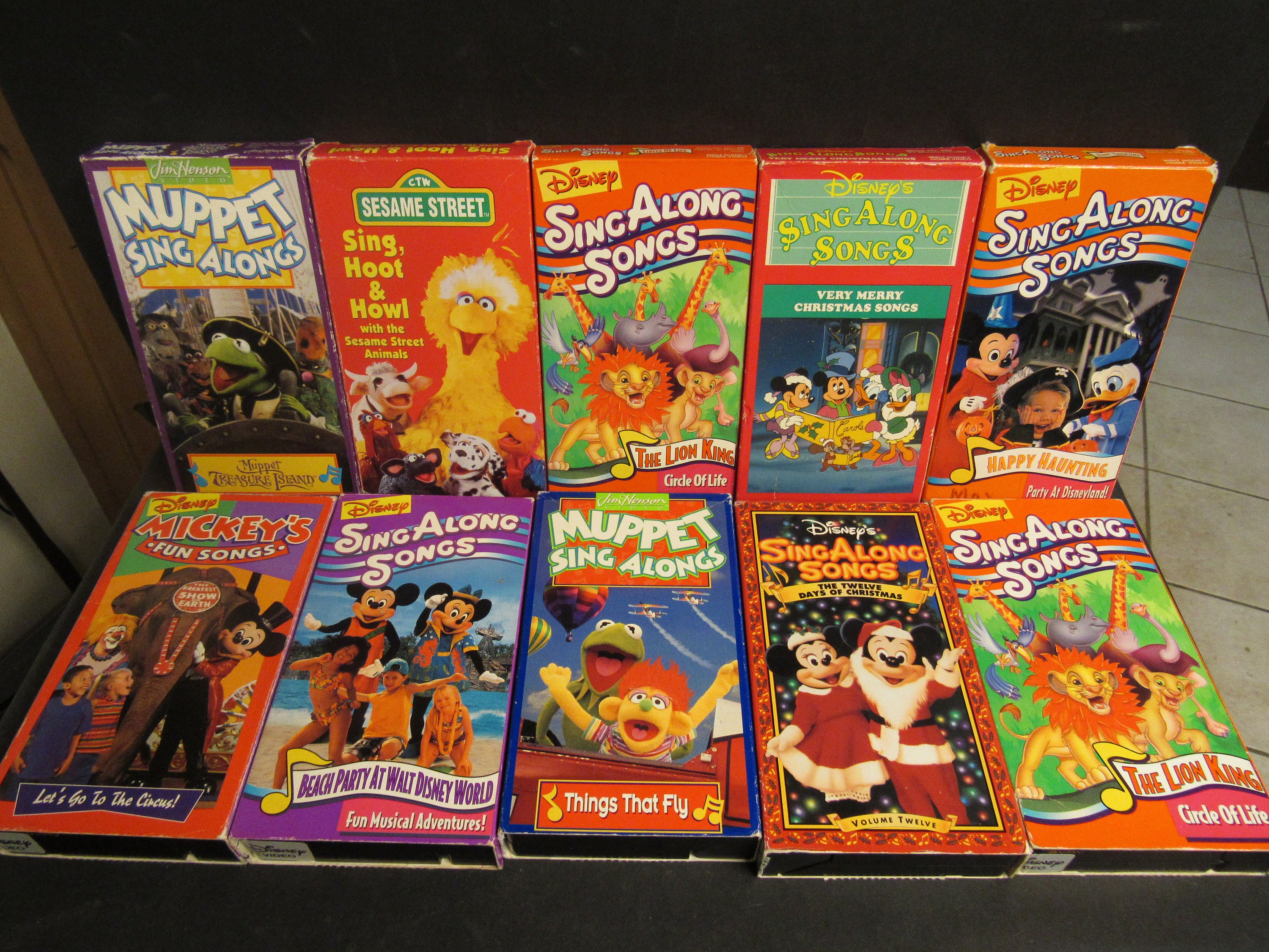 Vintage Mixed Lot 10 VHS Disney's & Jim Hensons Children - Etsy Canada