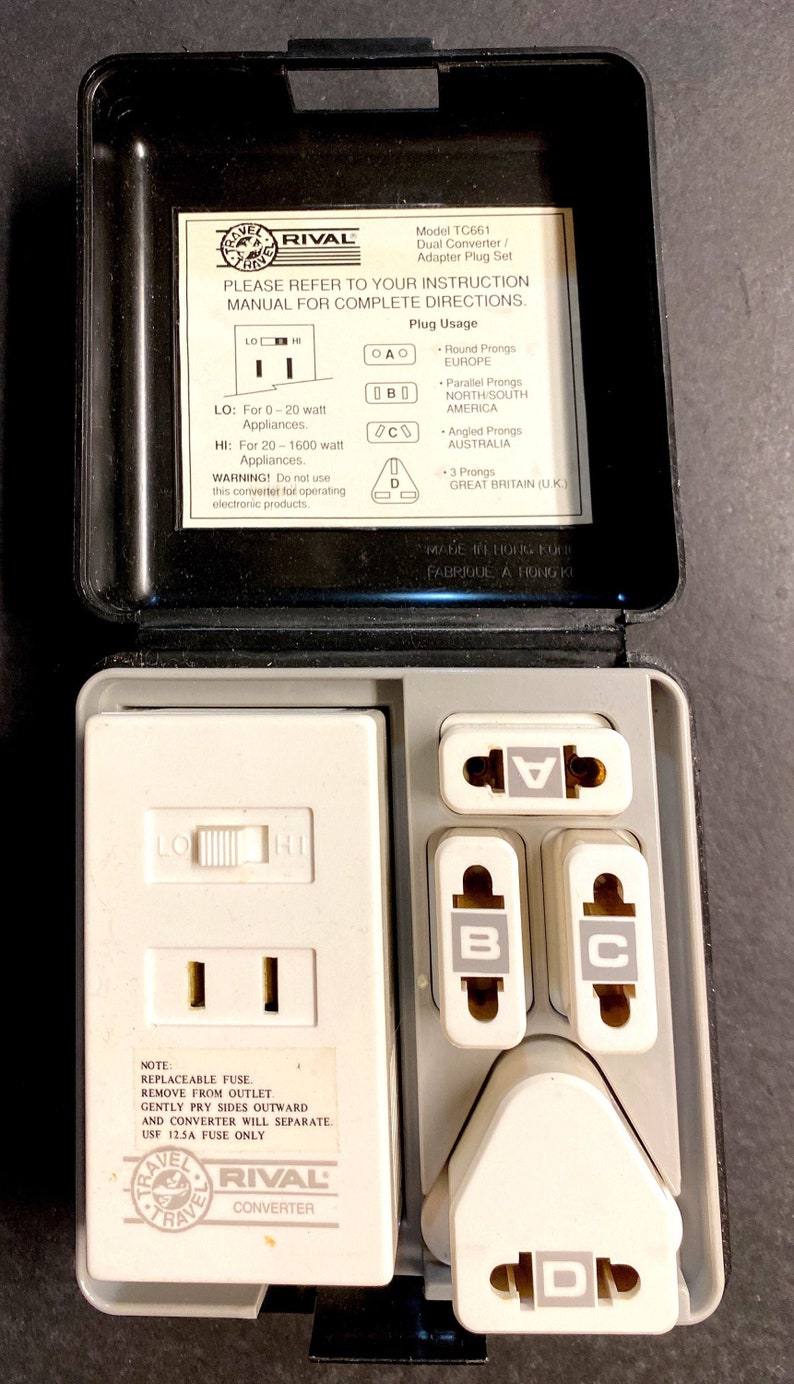 rival travel club adapter kit