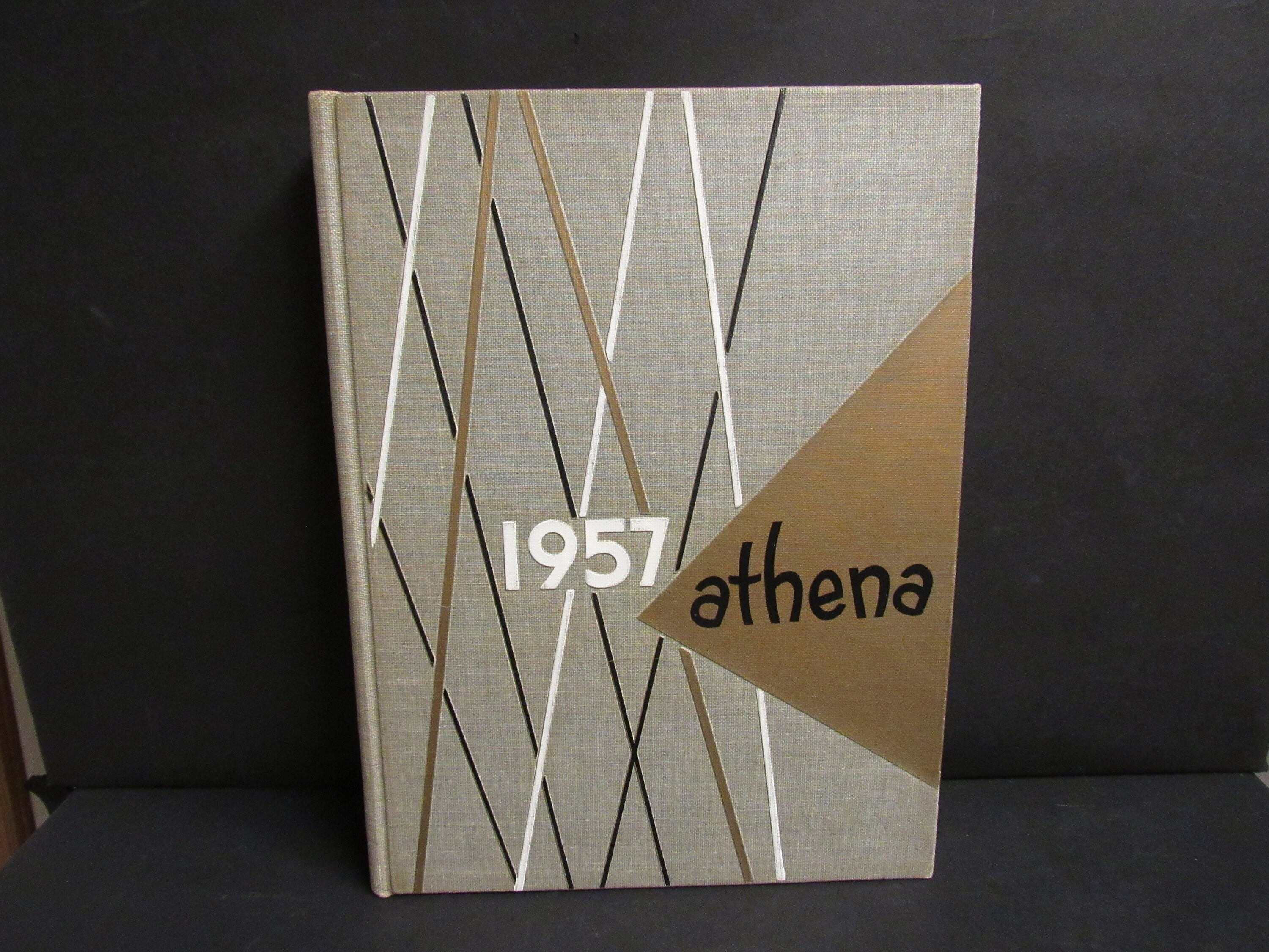 Vintage 1957 Athena Yearbook Ohio Bobcats University Athens Ohio - Nice!