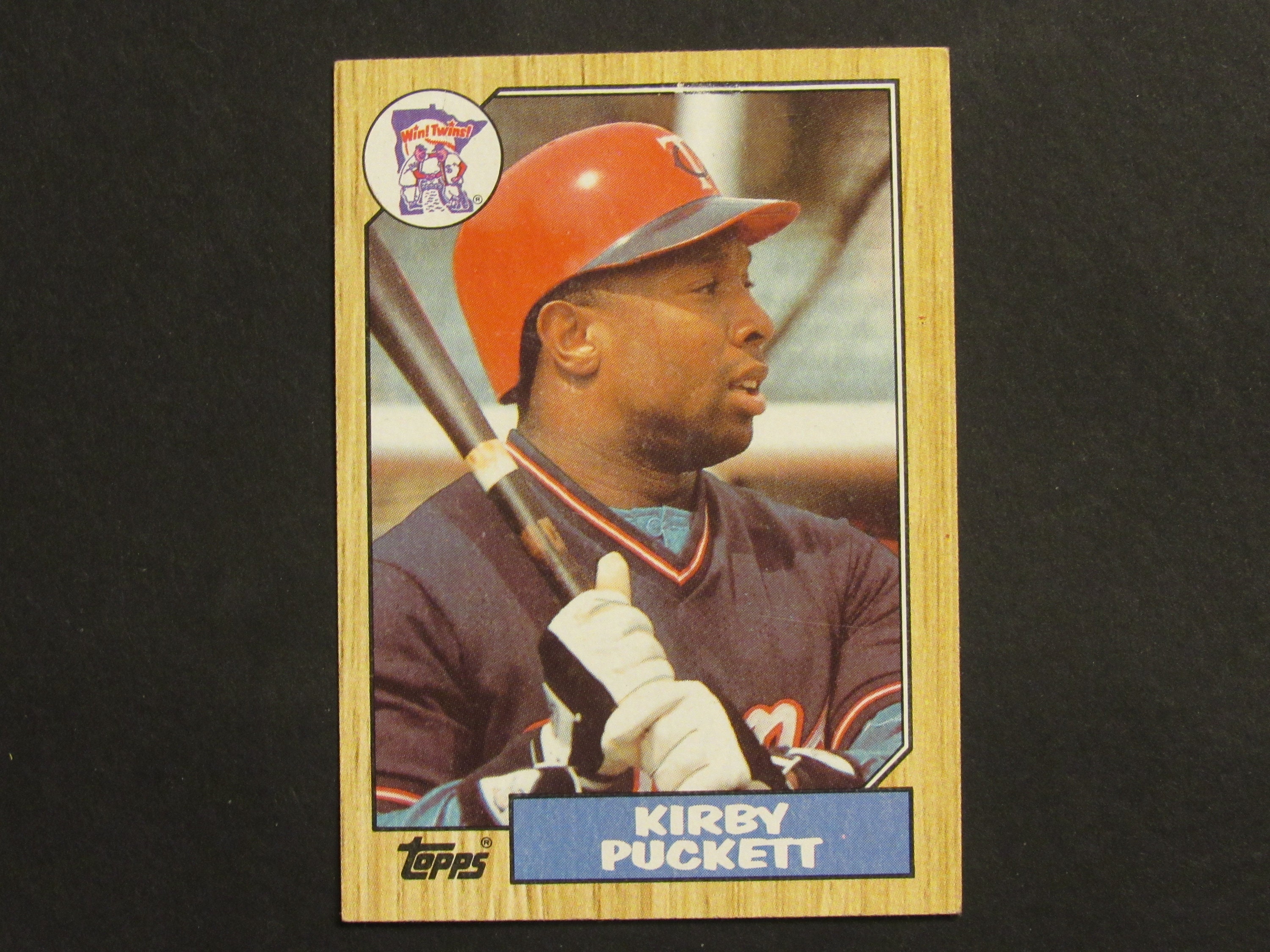 Vintage 1987 Topps KIRBY PUCKETT 450 Baseball Ink ERROR Card Etsy