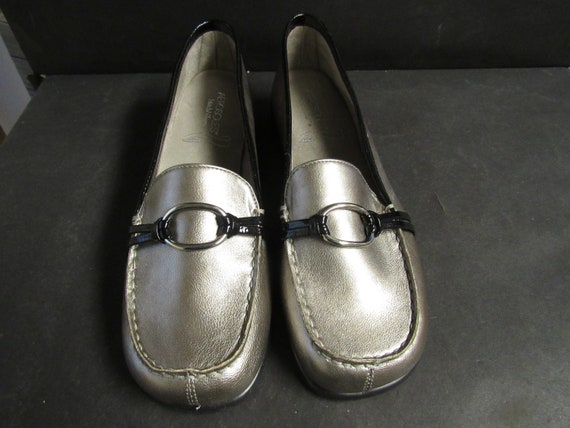 Women's AEROSOLES "Dubious" Loafer Silver Combo #… - image 2