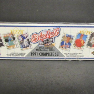 Vintage Upper Deck 1991 Edition 3D Team Holograms Baseball Cards/SET SEALED!