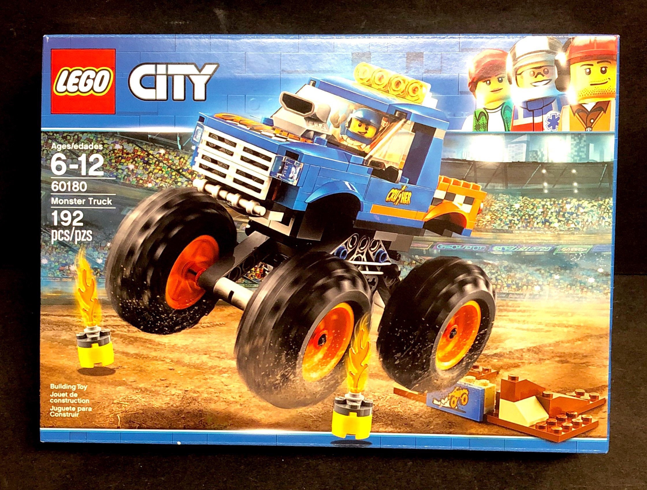 Lego City Monster Truck 60180 Building Kit 192 Piece - Etsy