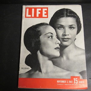 Vintage LIFE Magazin 3. November 1947 Ballerinas, Ruth Ann Koesun