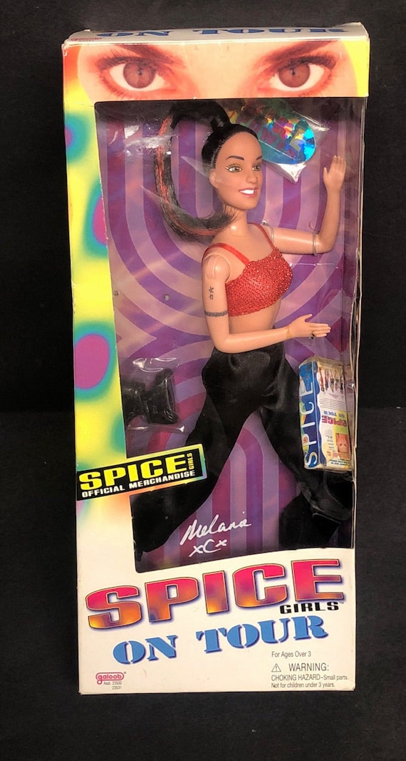 1998 Galoob 23531 Spice Girls on Tour Doll 12' Melanie C Never Used In Box 