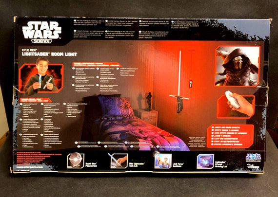 Star Wars Kylo Ren Lightsaber Room Light Star Wars Science Wall Mounts Light New