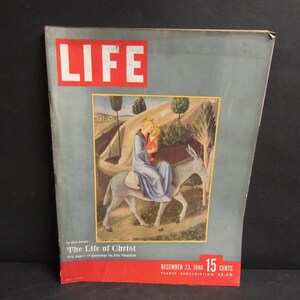 Vintage LIFE Magazine December 23, 1946 LIFE Of CHRIST, Ads & More!