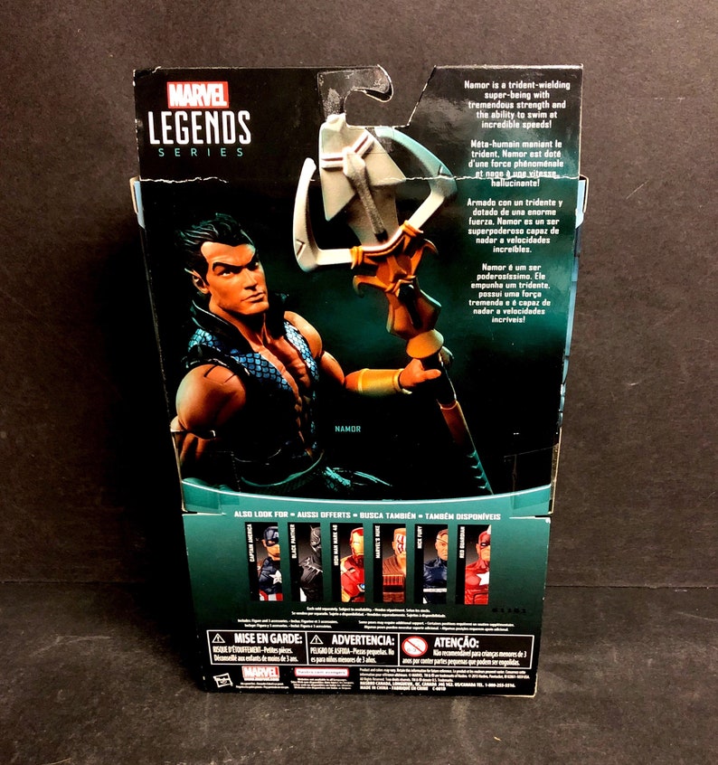 Collectible Hasbro Marvel Legends Series NAMOR Sealed | Etsy