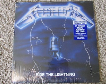 Ride the Lightning by Metallica Vinyl LP Record Framed and Ready