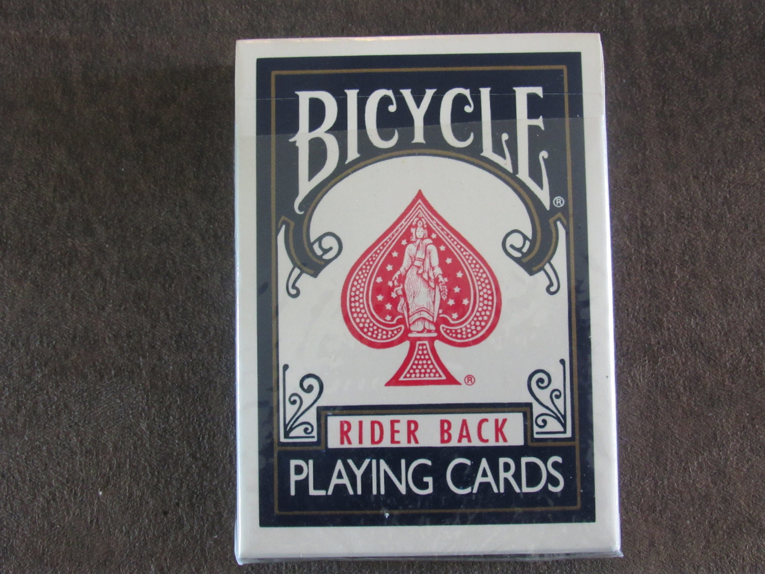 2 Decks Bicycle Rider Back 808 Standard Poker Playing Cards Red & Blue : Toys & Games