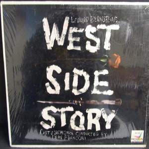 Vintage 1962 12&quot; Dean FRANCONI, vinil &quot;West Side Story&quot; de LEONARD BERNSTEIN