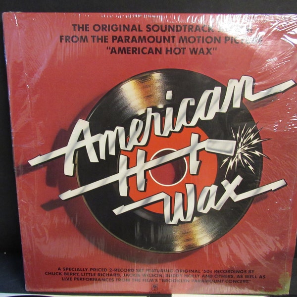 Vintage 12" 2 x Lp's Various Artist "American Hot Wax" Original Soundtrack Master