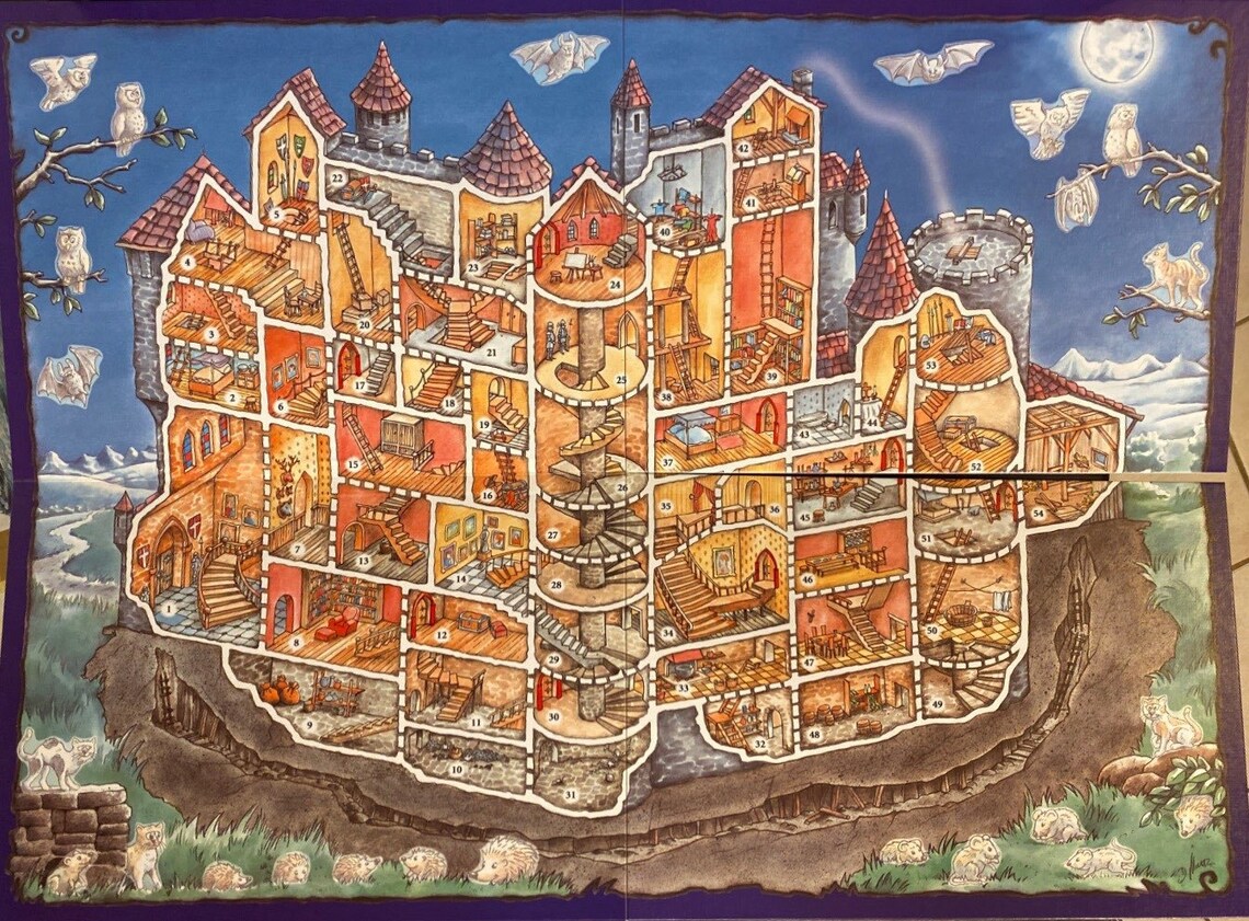 Collectible Rio Grande Boardgame Ghost Chase In Canterville Etsy