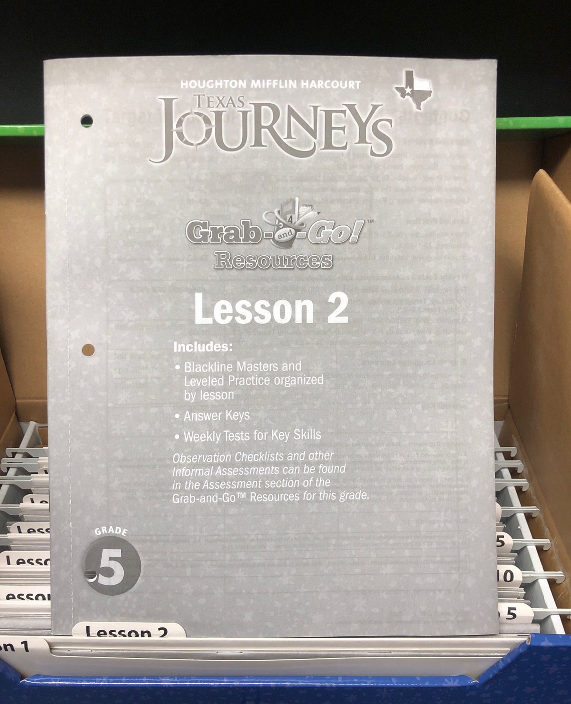 JOURNEYS Grab and Go Texas Grade 5 by Houghton Mifflin - Etsy