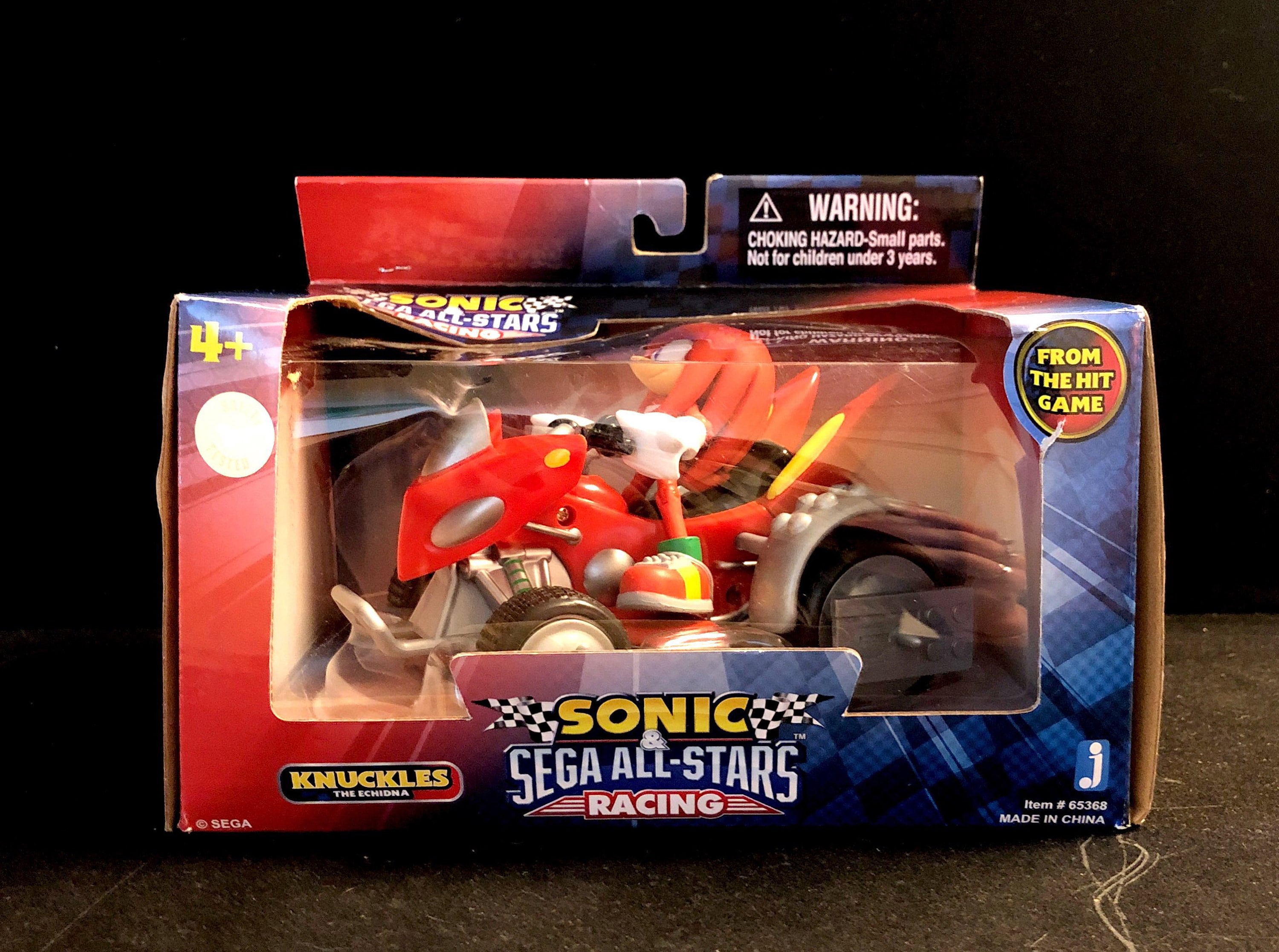 Vintage Sega All- Stars Racing Vehicle Jazwares Knuckles Vintage Sega All- Stars Racing Vehicle Jazwares Knuckles
