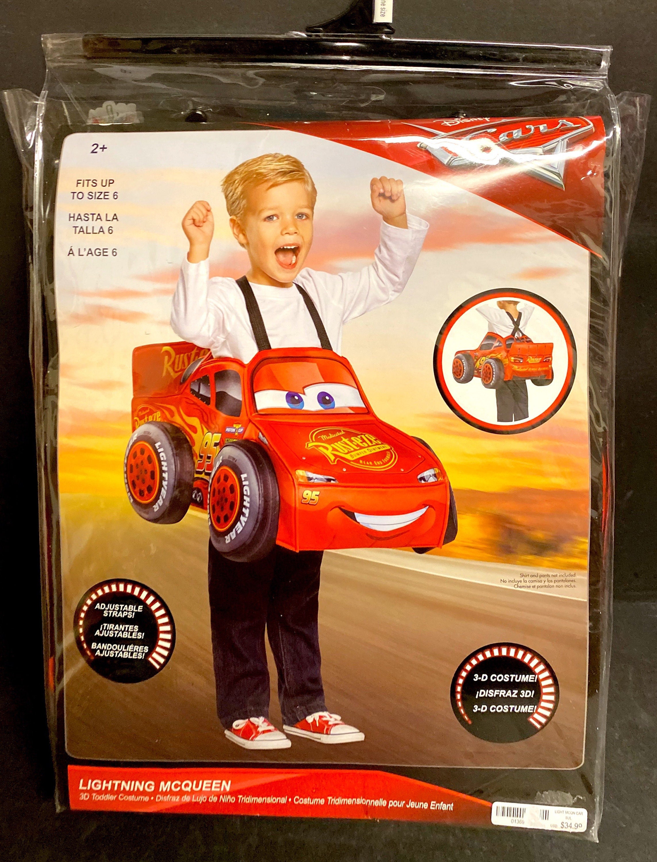 Toddler Lightning McQueen 3D Costume