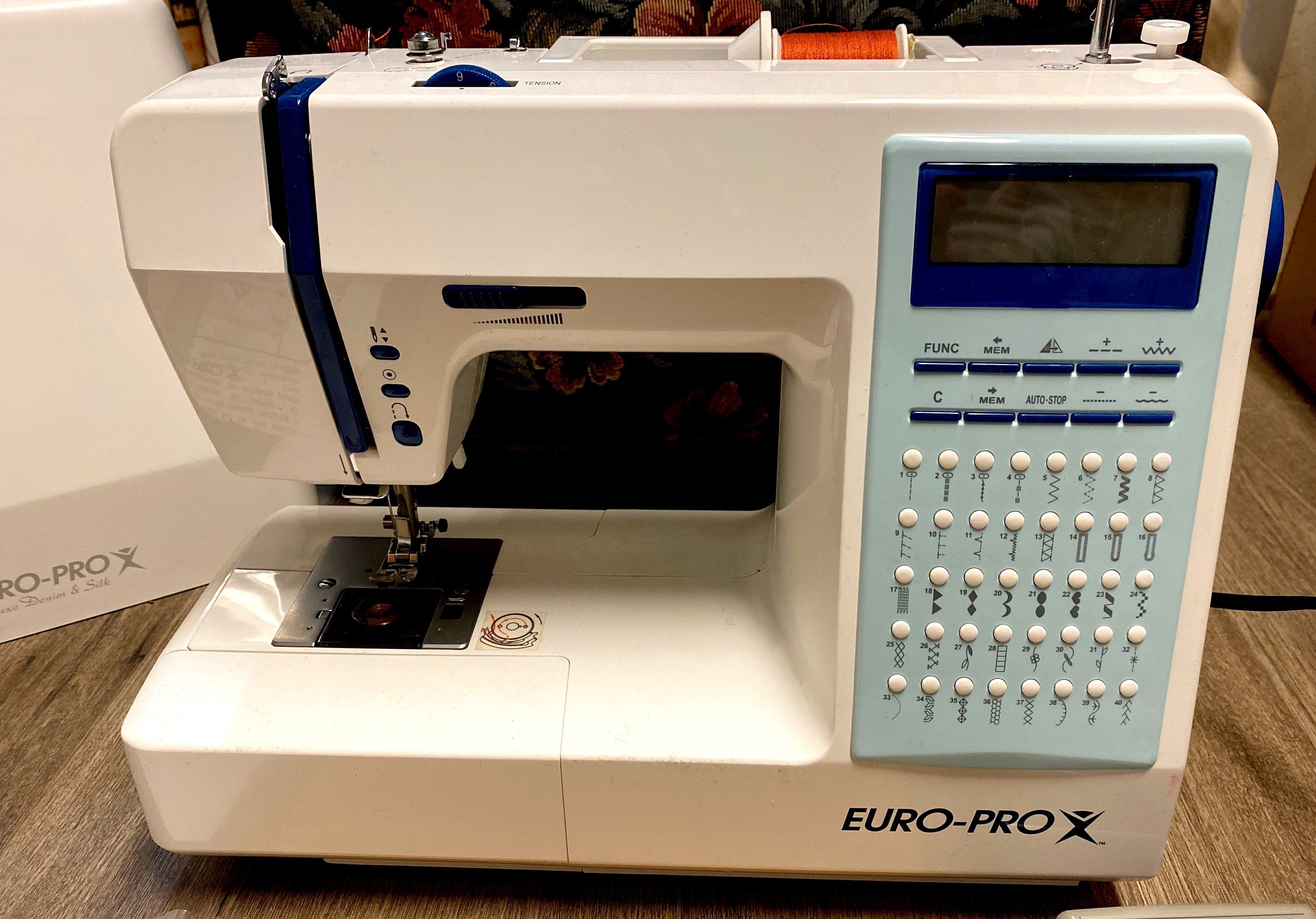 EuroPro Rare Model 9106 Sewing Machine Carry Case Manual Etsy