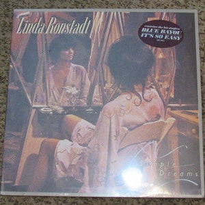 Vintage 1977 12&quot; LINDA RONSTADT &quot;Simple Dreams&quot; Pop Vinyl 6E-104 Factory SEALED!