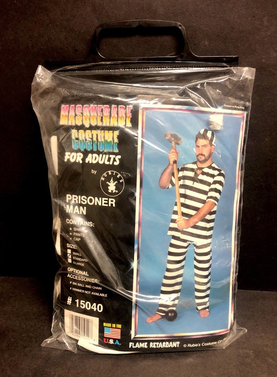 Adult Masquerade Prisoner Costume (Standard size)