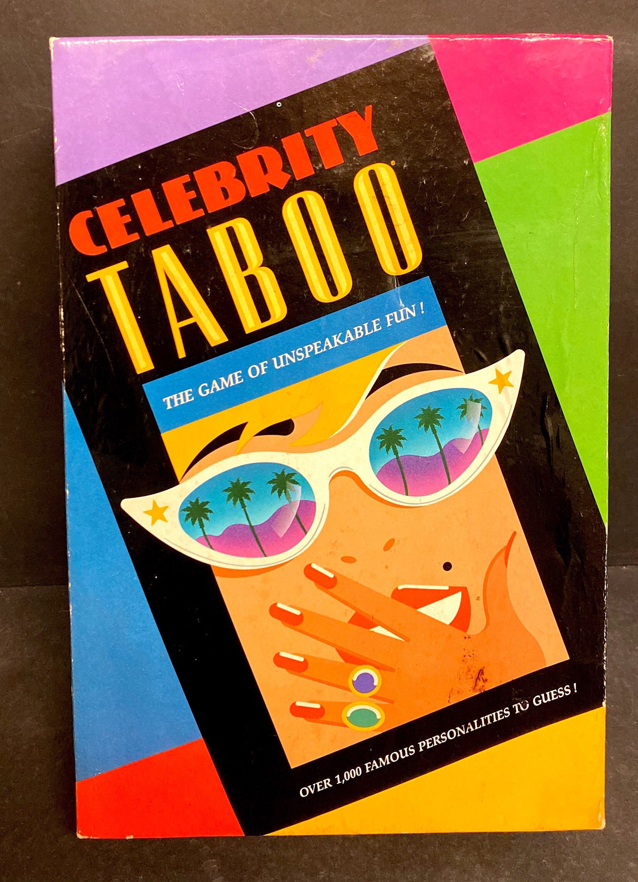 Buy Vintage Milton Bradley Celebrity TABOO Game of Unspeakable Fun Online  in India - Etsy