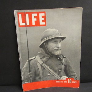 Vintage Life Magazine March 11 1940 Germany Pollution WWII Era