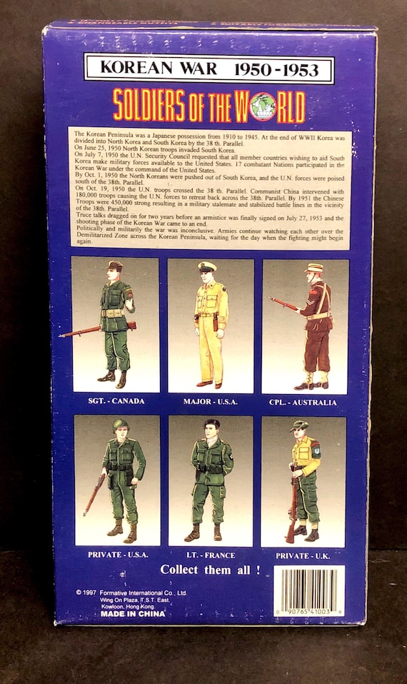 Vintage/collectible Soldiers of the World Korean War 1950