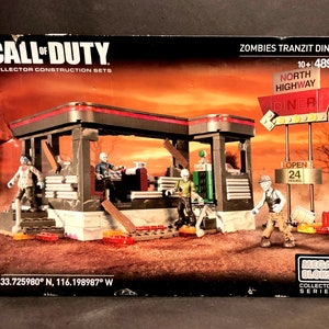 Mega Bloks Call of Duty Zombies Tranzit Diner Collector Construction Sets NIB Etsy UK
