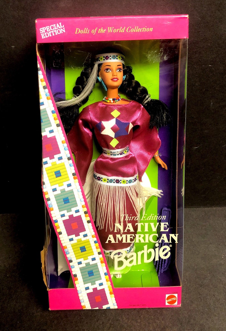 Special Third Edition NATIVE AMERICAN Barbie-Dolls of the | Etsy