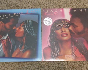 Vintage Vinyl Record Peaches & Herb: Twice the Fire Album 