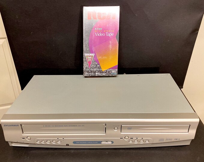 Sylvania DVD VCR Combo VHS Player Srd4900 Tested & Works Great No