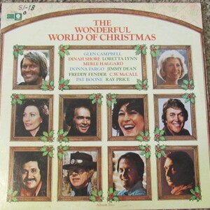 Vintage 1976 12&quot; Various Artist &quot;The Wonderful World Of Christmas&quot; Vinyl SL-8025