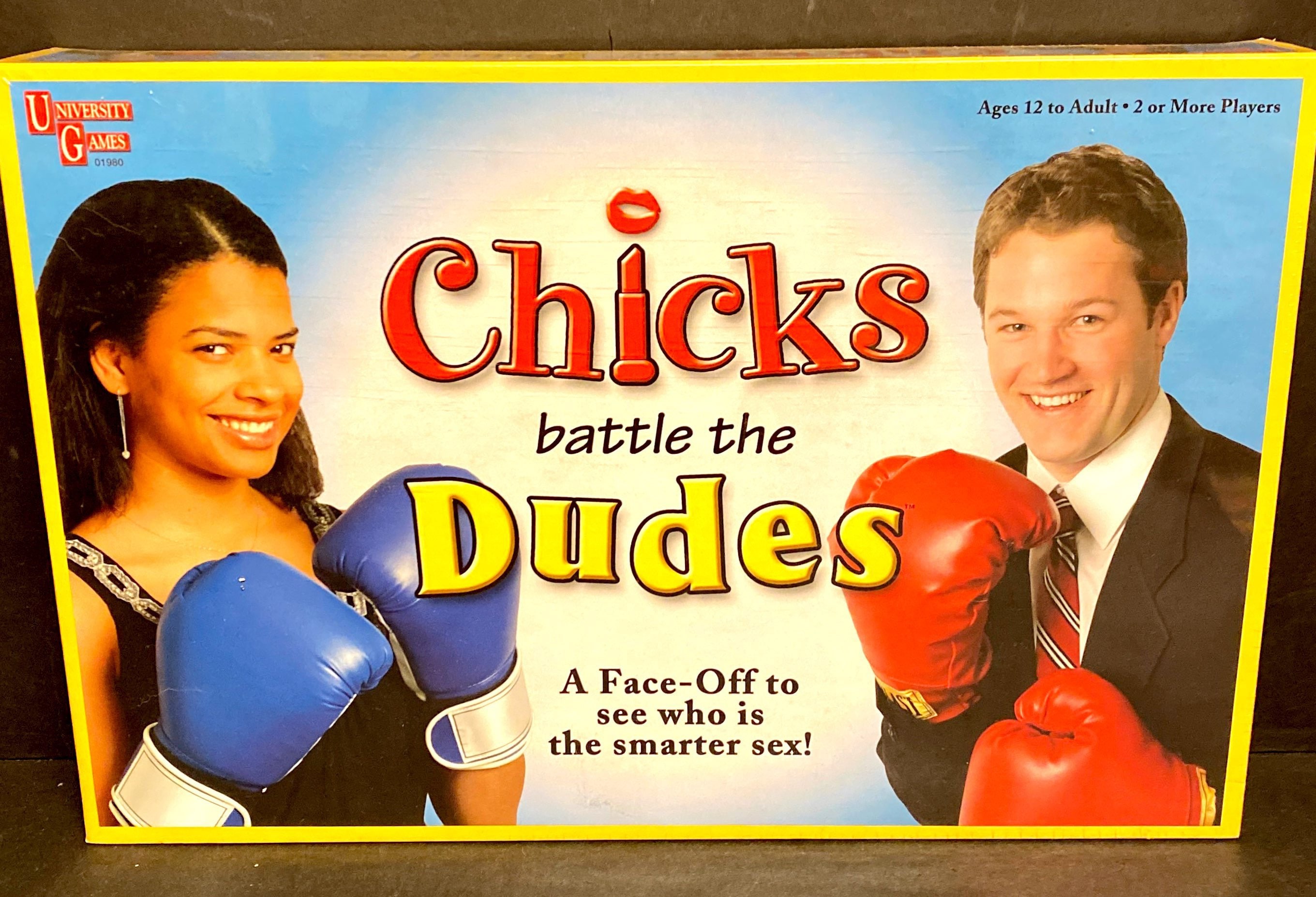 Collectible CHICKS Battle the DUDES Board Game Game Night image