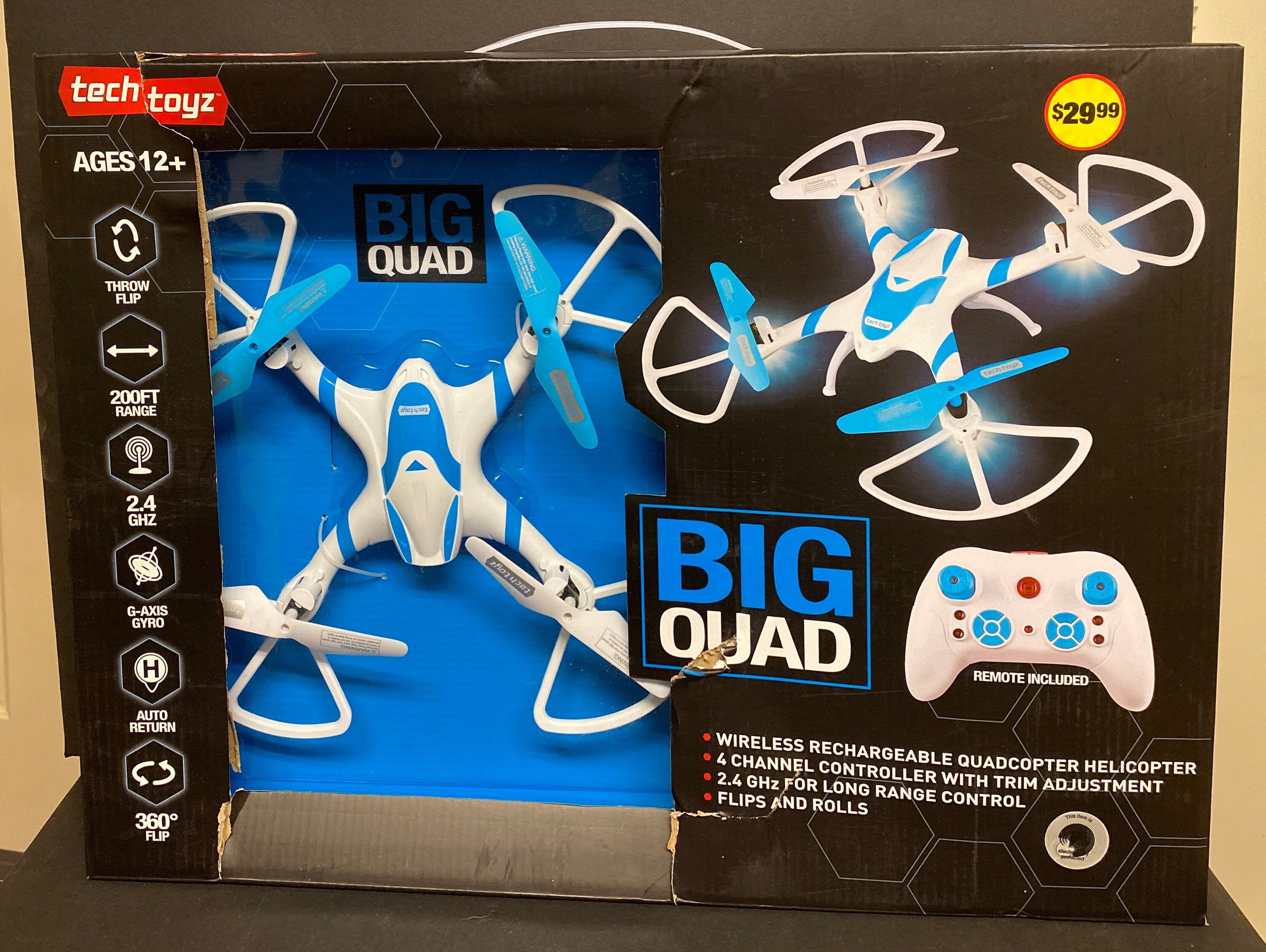 Tech Toys BIG QUAD Air Drone Wireless rechargeable NIB Etsy Canada
