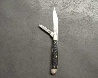 Vintage ULSTER Multi Blade Folding Black Pocket Knife U.S.A